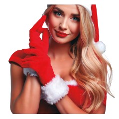 Guantes rojos mama noel-Tus disfraces