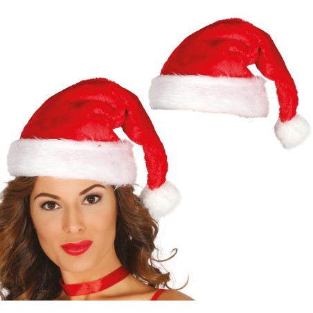 Gorro papa noel extra terciopelo alta calidad adul-Gorros online
