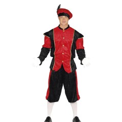 Disfraz Paje de rey mago rojo para hombre talla M o L
