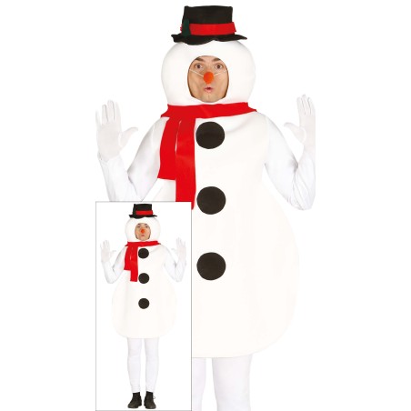 Disfraz Muñeco de nieve para hombre talla L 52-54-El Informal