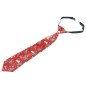 Corbata roja graciosa para navidad 45 cm