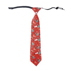Corbata roja graciosa para navidad 45 cm-Tus disfraces