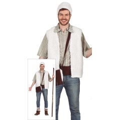 Disfraz pastor blanco para hombre talla L-Tus Disfraces Baratos