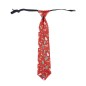 Corbata roja graciosa para navidad 45 cm