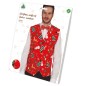 Chaleco rojo gracioso para navidad