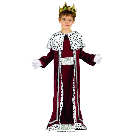 Disfraz rey mago gaspar rubio infantil tallas
