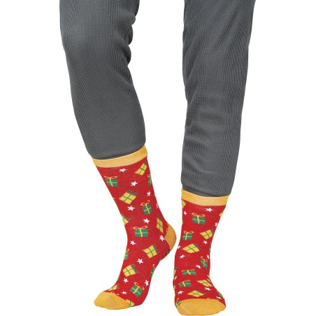 Calcetines navideños rojos infantil tallas