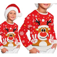 Jersey Navidad Reno infantil tallas-Tus disfraces