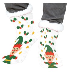 Calcetines termicos navideños elfo talla unica-Tus disfraces