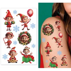 Tatuajes elfos navidad-Tus disfraces