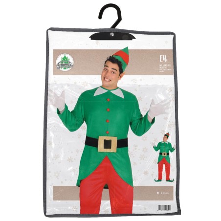 Disfraz elfo ayundate santa claus talla l adulto