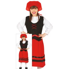 Disfraz pastorcita traje regional cantabria para niña-Tus Disfraces