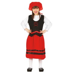 Disfraz pastorcita traje regional cantabria para niña