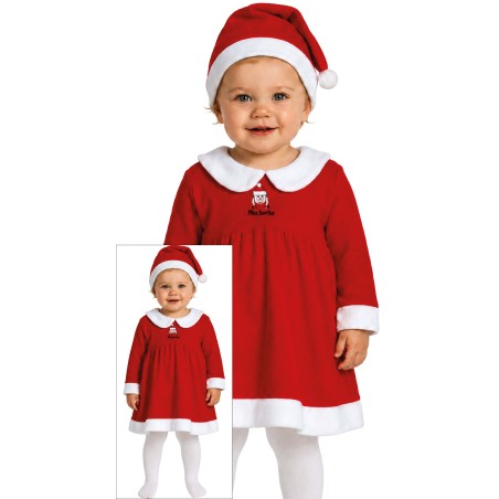 Disfraz mama noel bebe 6-12 o 12-24 meses infantil-El  Informal