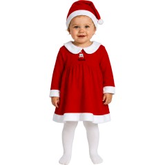 Disfraz mama noel bebe 6-12 o 12-24 meses infantil
