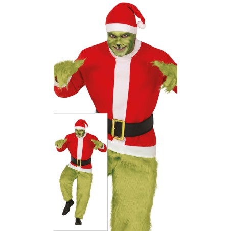 Disfraz hater navidad grinch hombre talla L-Tus disfraces