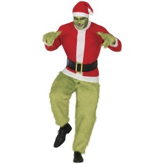 Disfraz hater navidad grinch hombre talla L
