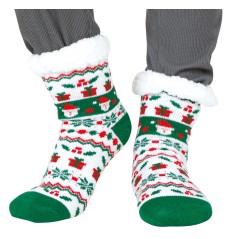 Calcetines termicos navideños Santa talla unica-Tus disfraces