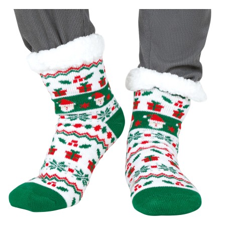 Calcetines termicos navideños Santa talla unica-Tus disfraces