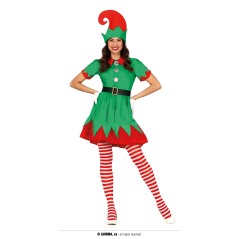 Disfraz Elfa de navidad para mujer talla M o L