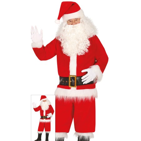 Disfraz Papa noel lujo para hombre-Tus Disfraces Baratos