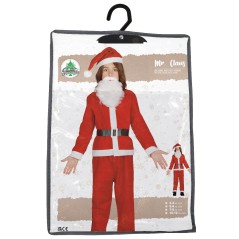 Disfraz  papa noel infantil 10-12 santa claus niño-El  Informal