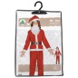 Disfraz  papa noel infantil 10-12 santa claus niño