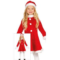 Disfraz mama noel infantil terciopelo lujo-El  Informal Disfraces