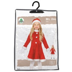 Disfraz mama noel infantil terciopelo lujo-El  Informal Disfraces