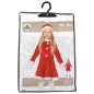 Disfraz mama noel infantil terciopelo lujo