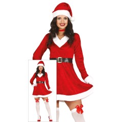 Disfraz Mama Noel Miss Santa para mujer tallas-Tus Disfraces Baratos