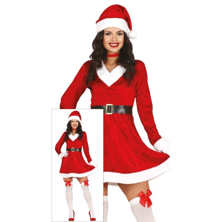 Disfraz Mama Noel Miss Santa para mujer tallas-Tus Disfraces Baratos