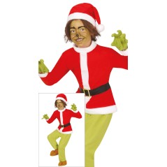 Disfraz elfo hater Grinch para niño tallas-El  Informal Disfraces