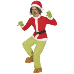 Disfraz elfo hater Grinch para niño tallas