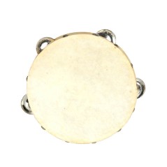 Pandereta de piel 17 cm-Tus disfraces baratos