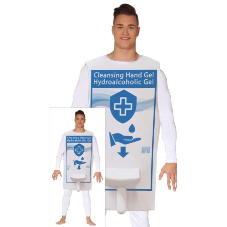 Disfraz Dispensador gel hidroalcoholico talla L
