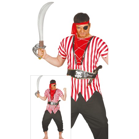 Disfraz pirata adulto talla L 52-54-Tus disfraces baratos