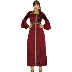 Disfraz princesa del renacimiento talla l rojo