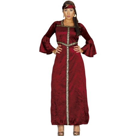 Disfraz princesa del renacimiento talla l rojo