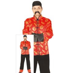Disfraz chino mandarin adulto oriental talla L 52-54 -Tus Disfraces