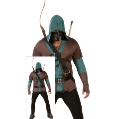 Disfraz de arquero Arrow flecha verde adulto barato. Tienda disfraces