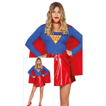 Disfraz de Supergirl para adulto barato.Tienda de disfraces online