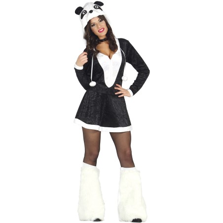 Disfraz oso panda para mujer varias tallas  vestido