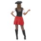 Disfraz corsaria roja piratesa talla M o L