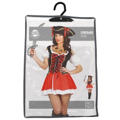 Disfraz corsaria roja piratesa talla M o L-Tus disfraces baratos