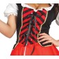 Disfraz corsaria roja piratesa talla M o L