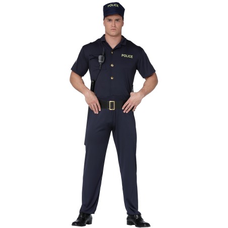 Disfraz policia agente nacional adulto tallas