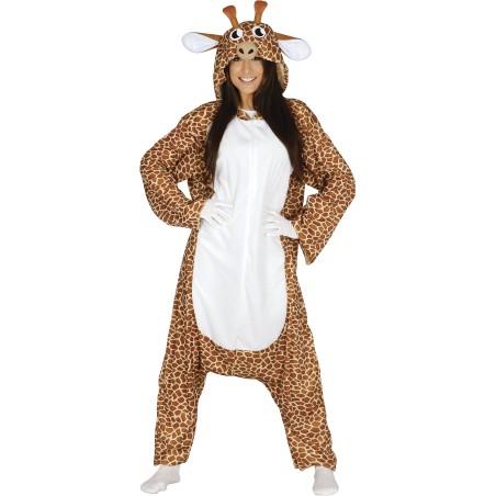 Disfraz jirafa tallas pijama adulto