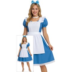 Disfraz Alicia vestido azul tallas mujer-Tus disfraces baratos