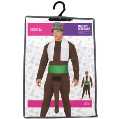 Disfraz Negro del Whatsapp para hombre talla L